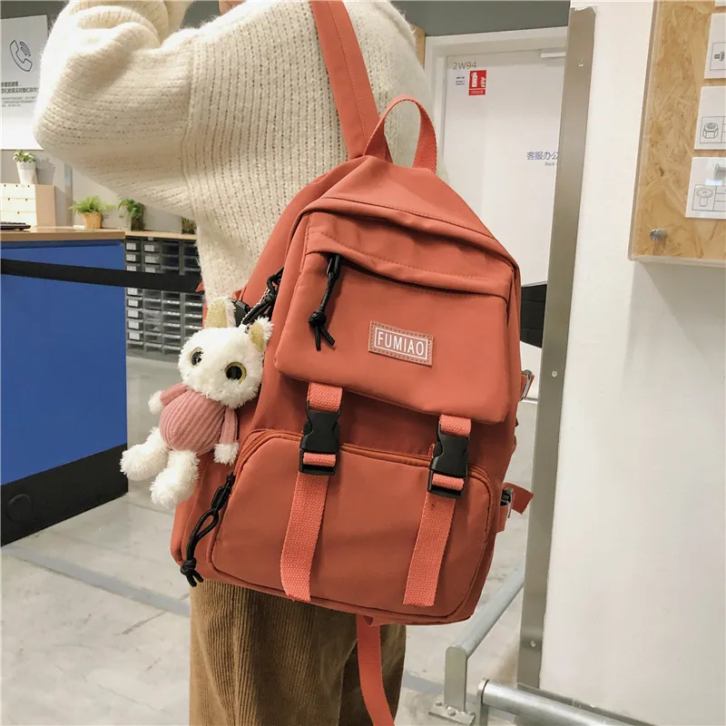 Women's backpack Korean schoolbag Harajuku high school college student backpack Mori simple junior high school girl ins backpack
Women's backpack Korean schoolbag Harajuku high school college student backpack Mori simple junior high school girl ins backpack