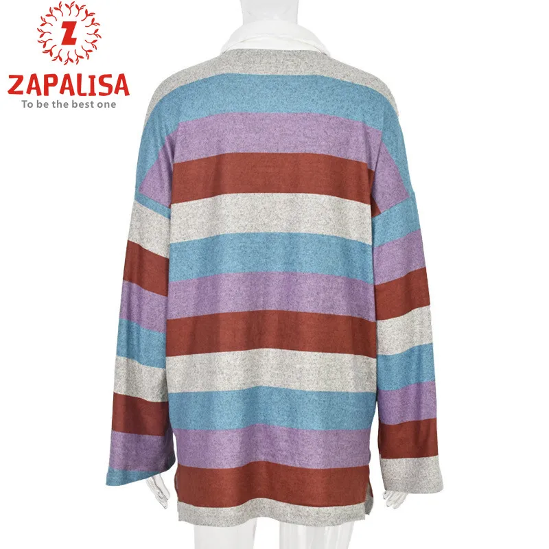 Women Spring Autumn Hoodies Color Matching Design Pockets Decor Turn-down Collar Long Sleeve Striped Print Casual Loose Top
Women Spring Autumn Hoodies Color Matching Design Pockets Decor Turn-down Collar Long Sleeve Striped Print Casual Loose Top