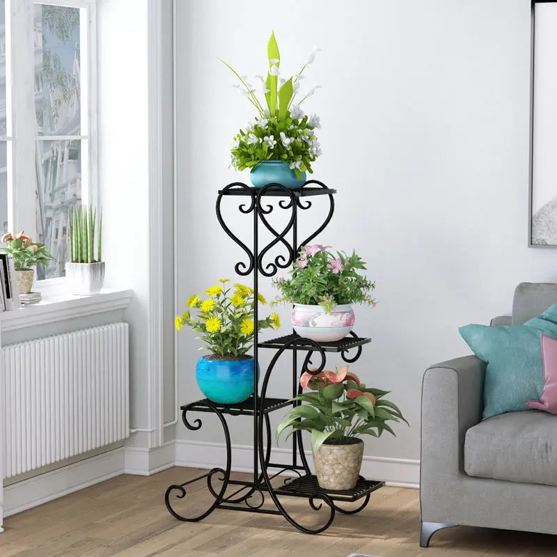 Metal Plant Shelf Flower Display Stand Garden Planter Holder with 4 Tier Shelves Indoor (Black)
Metal Plant Shelf Flower Display Stand Garden Planter Holder with 4 Tier Shelves Indoor (Black)