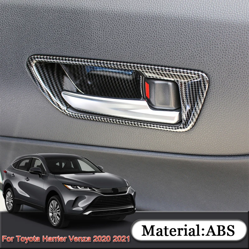 For Toyota Harrier Venza XU80 2020 2021 4pcs/set ABS Car Interior Door Bowl Stickers Sequins Cover Frame Automobiles Accessories
For Toyota Harrier Venza XU80 2020 2021 4pcs/set ABS Car Interior Door Bowl Stickers Sequins Cover Frame Automobiles Accessories