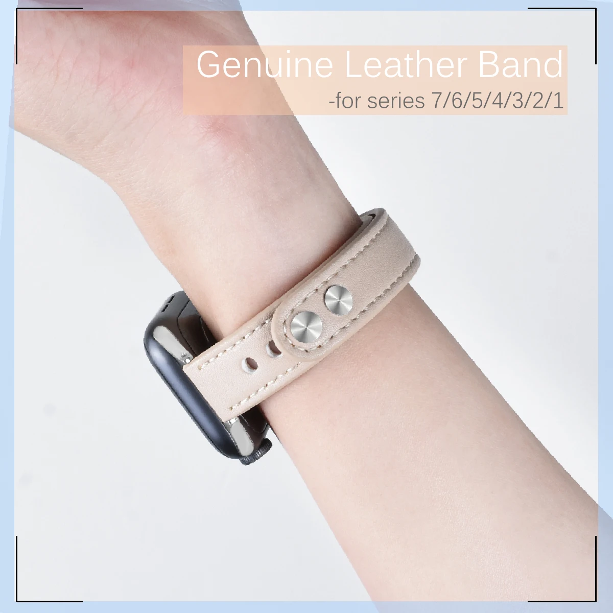 Genuine Leather Metal Buckle Slim Bands for Apple Watch Series 7 6 SE 5 4 3 41MM 38MM Strap Bracelet for iWatch 4 40 44MM Women
Genuine Leather Metal Buckle Slim Bands for Apple Watch Series 7 6 SE 5 4 3 41MM 38MM Strap Bracelet for iWatch 4 40 44MM Women