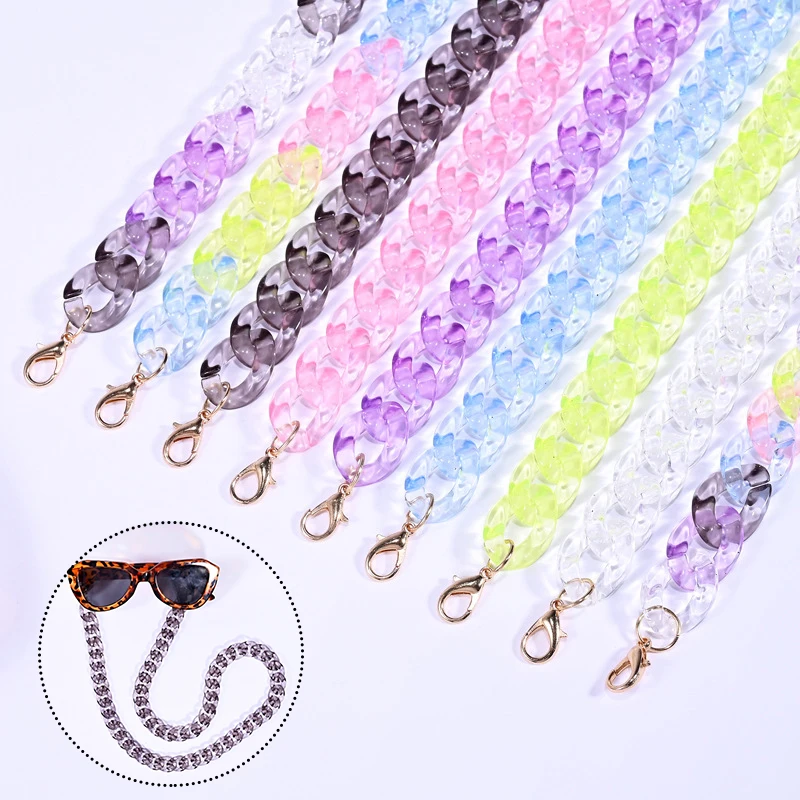 Candy Color Glasses Chain Girl Cute Stylish All-match Glasses Lanyard New Multifunctional Non-slip Glasses Decorative 2021 New
Candy Color Glasses Chain Girl Cute Stylish All-match Glasses Lanyard New Multifunctional Non-slip Glasses Decorative 2021 New
