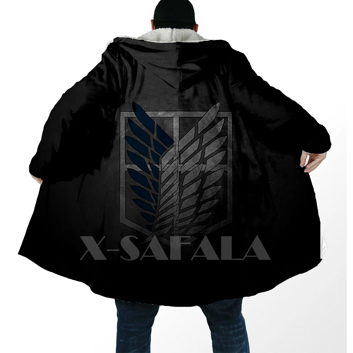 Thick Warm Hooded Cloak for Men Attack On Titan Overcoat Coat 3D Print Windproof Fleece Cape Robe Hooded Blanket-1
Thick Warm Hooded Cloak for Men Attack On Titan Overcoat Coat 3D Print Windproof Fleece Cape Robe Hooded Blanket-1