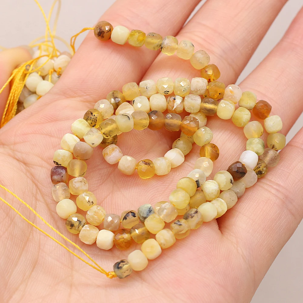 Best Selling Natural Stone Semi-precious Stones with Irregular Faceted Square Beads for Making Necklace Bracelet Size 4x4mm Gift
Best Selling Natural Stone Semi-precious Stones with Irregular Faceted Square Beads for Making Necklace Bracelet Size 4x4mm Gift