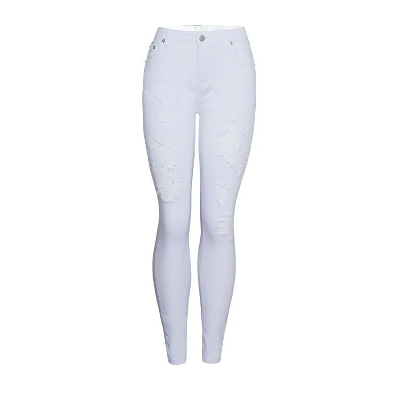 White Ripped Hole Distressed Jeans Women Push Up Hip Pencil Lift Skinny Stretch Jean Trousers Slim Fit High Elastic Denim Pants
White Ripped Hole Distressed Jeans Women Push Up Hip Pencil Lift Skinny Stretch Jean Trousers Slim Fit High Elastic Denim Pants
