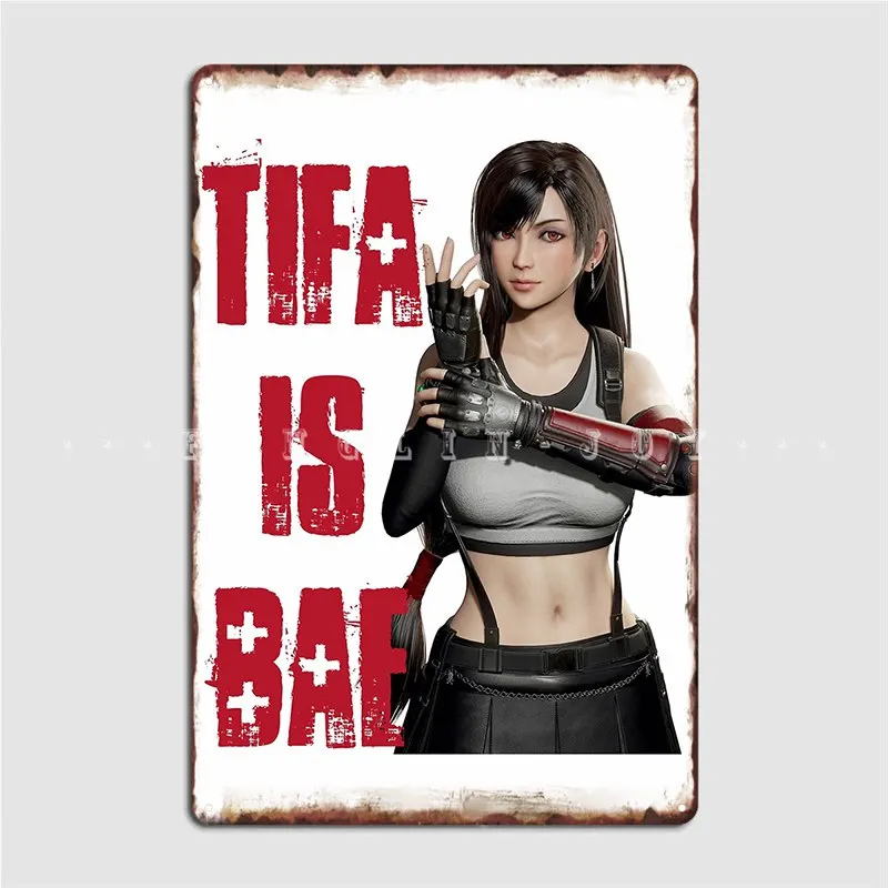 Плакат Tifa Lockhart Is Bae, металлический плакат, клубный бар, кинотеатр, кухня, забавная роспись, жестяная вывеска, плакаты 
Плакат Tifa Lockhart Is Bae, металлический плакат, клубный бар, кинотеатр, кухня, забавная роспись, жестяная вывеска, плакаты