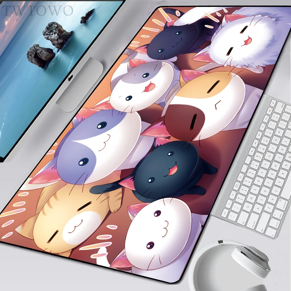 Mousepad Large Home XXL New Mouse Mat MousePads Cute Cat Anti-slip Natural Rubber Gamer Laptop Desktop Mouse Pad Table Mat
Mousepad Large Home XXL New Mouse Mat MousePads Cute Cat Anti-slip Natural Rubber Gamer Laptop Desktop Mouse Pad Table Mat