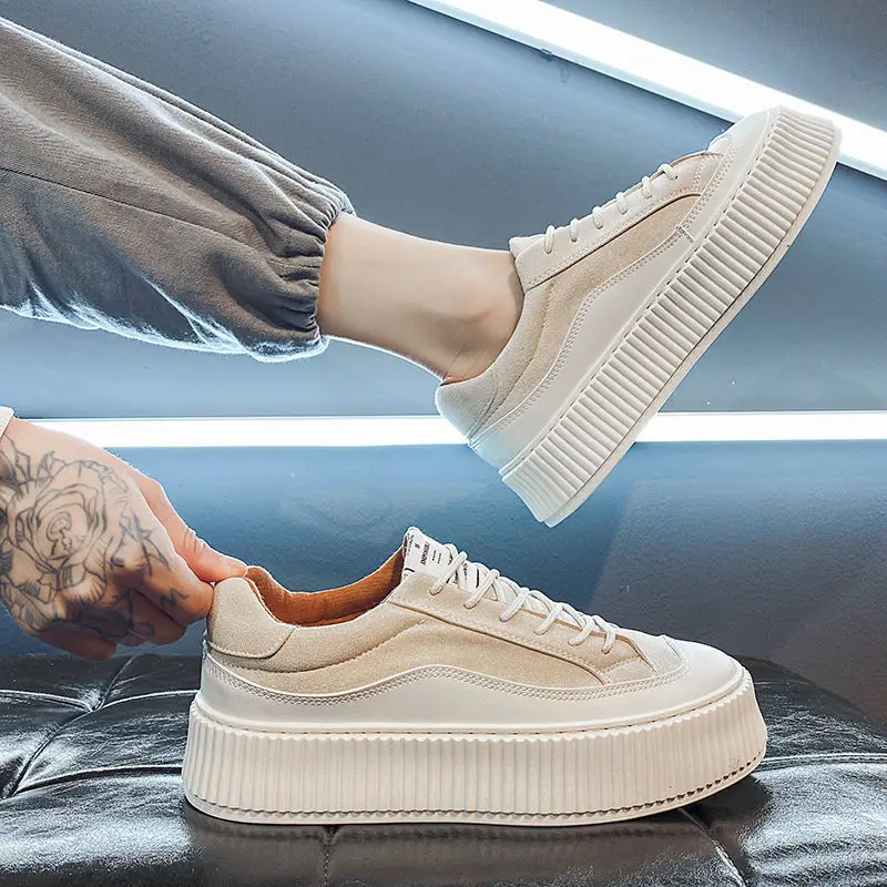 New Vulcanized Shoes Men Trend Platform Sneakers Male Increased Sports Casual Shoes Comfortable Round Toe Chunky Sneaker
New Vulcanized Shoes Men Trend Platform Sneakers Male Increased Sports Casual Shoes Comfortable Round Toe Chunky Sneaker