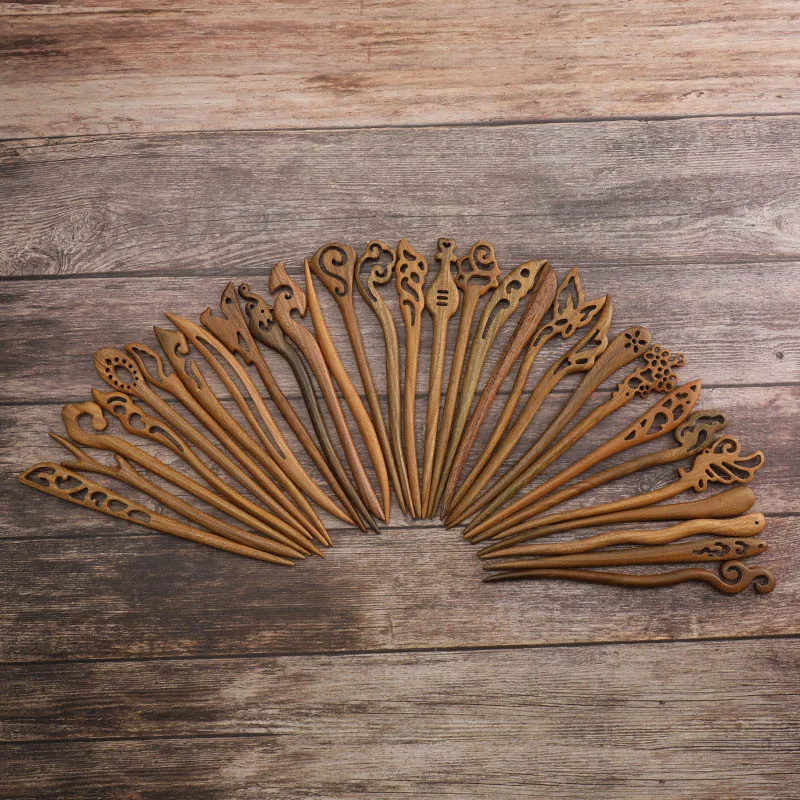 FORSEVEN Green Sandalwood Hair Pins Hair Sticks Wood Ancient Handmade Wooden Hairpins Girl Vintage Style Hair Accessories JL 
FORSEVEN Green Sandalwood Hair Pins Hair Sticks Wood Ancient Handmade Wooden Hairpins Girl Vintage Style Hair Accessories JL