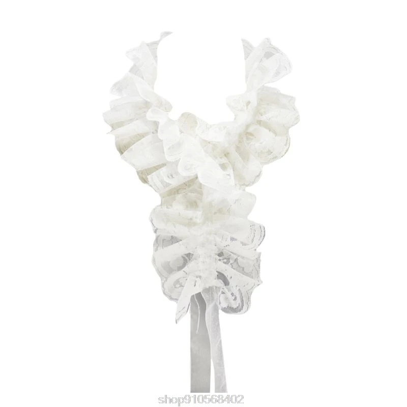 White Ruffles Lace Rim Fake Collar Detachable Embroidery Floral Necklace Choker with Adjustable Strap Decor N17 20 Dropshipping
White Ruffles Lace Rim Fake Collar Detachable Embroidery Floral Necklace Choker with Adjustable Strap Decor N17 20 Dropshipping