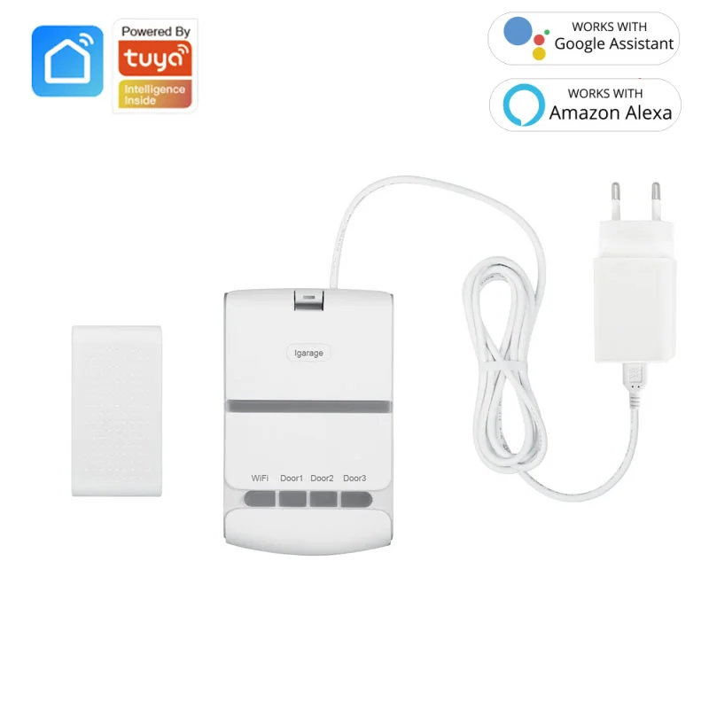Tuya WiFi Smart Roll Up Door Smart Remote Opener Timer Smart Garage Door Switch Voice Control Work With Alexa And Google Home
Tuya WiFi Smart Roll Up Door Smart Remote Opener Timer Smart Garage Door Switch Voice Control Work With Alexa And Google Home