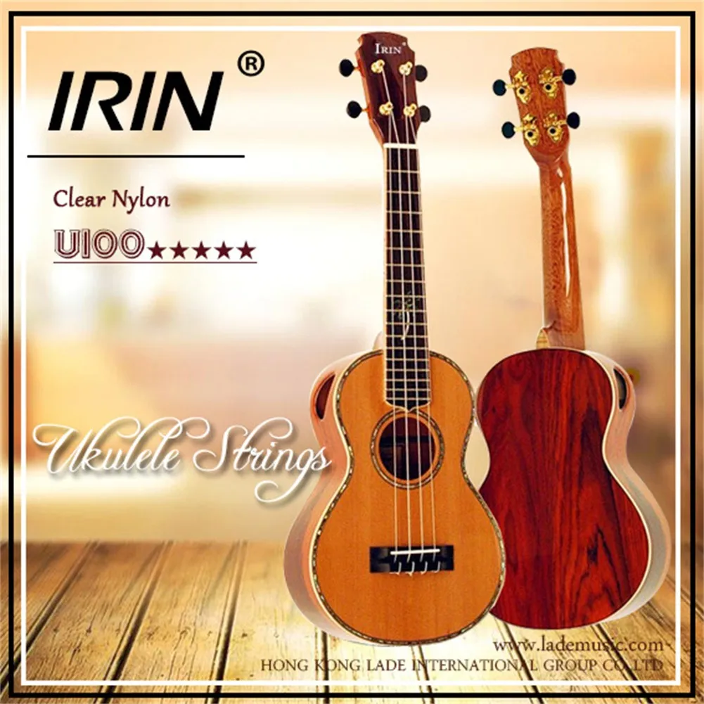 4pcs/Set Durable Nylon Ukulele Strings Replacement Part For Stringed Instrument Transparent U100 0.56mm 0.81mm 0.71mm Pure
4pcs/Set Durable Nylon Ukulele Strings Replacement Part For Stringed Instrument Transparent U100 0.56mm 0.81mm 0.71mm Pure