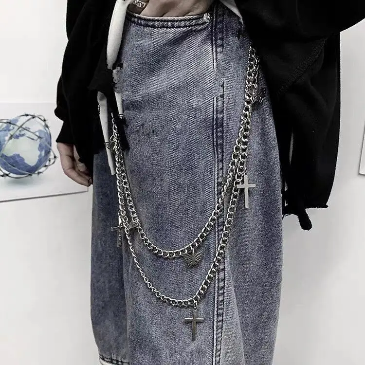 Punk Metal Pants Waist Chain Double-layer Street Butterfly Pant Chain For Women Pants Punk Waist Belt Chain On Jeans Jewelry
Punk Metal Pants Waist Chain Double-layer Street Butterfly Pant Chain For Women Pants Punk Waist Belt Chain On Jeans Jewelry