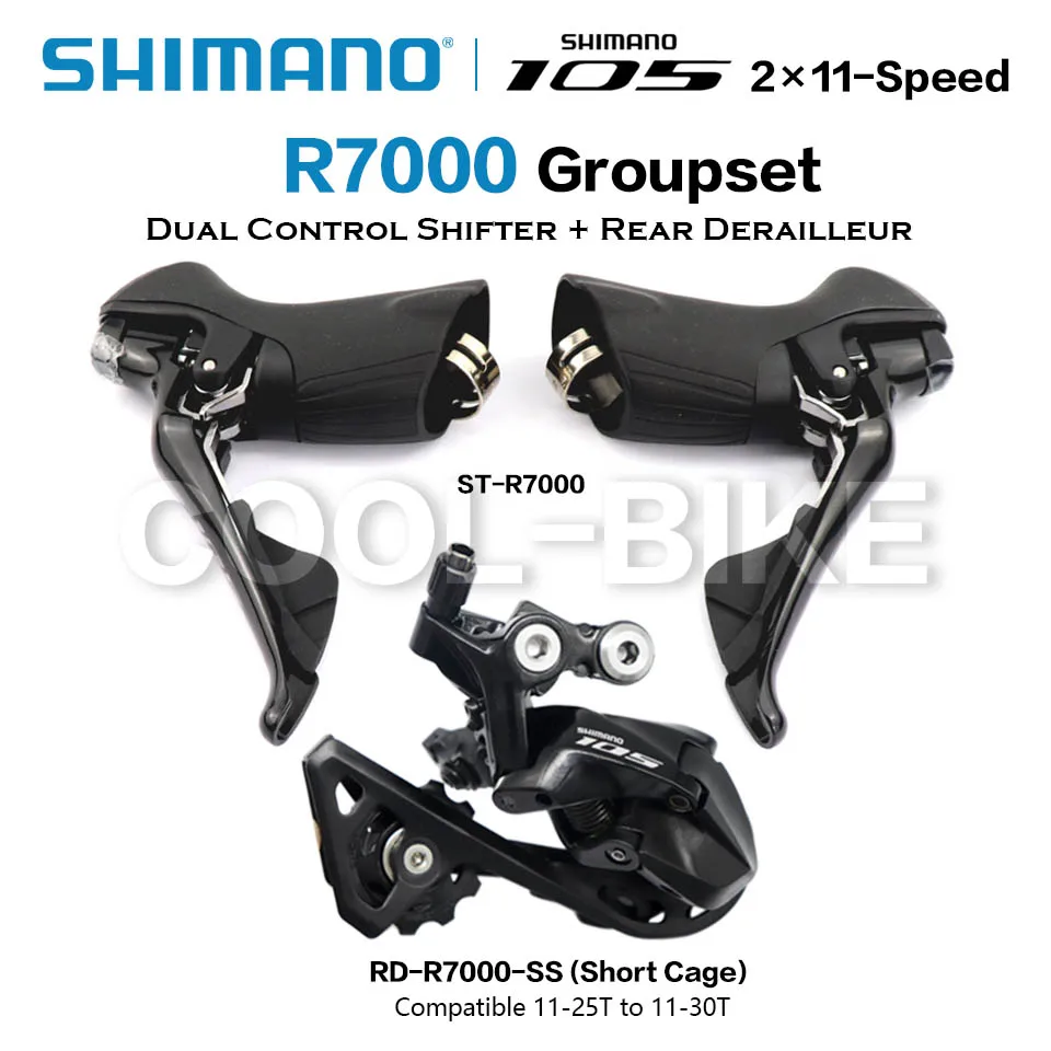 Набор компонентов для велосипеда SHIMANO 105 R7000 переключатель скорости 2x11 + задний