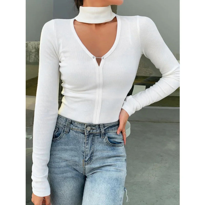 Женская трикотажная блузка с вырезами, белая однотонная блузка с глубоким V-образным вырезом и длинным рукавом в стиле пэчворк, облегающая О...
Женская трикотажная блузка с вырезами, белая однотонная блузка с глубоким V-образным вырезом и длинным рукавом в стиле пэчворк, облегающая О...