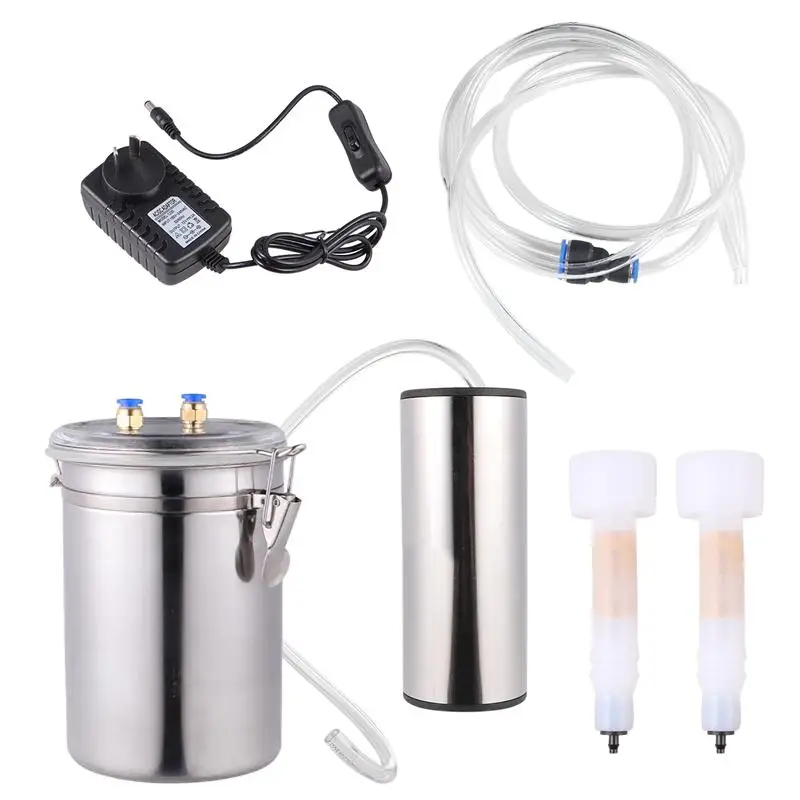 2L Electric Milking Machine Goat Sheep Stainless Steel Bucket Suction Vacuum Pump Milker Milking Machines (UK/EU/AU Plug)
2L Electric Milking Machine Goat Sheep Stainless Steel Bucket Suction Vacuum Pump Milker Milking Machines (UK/EU/AU Plug)