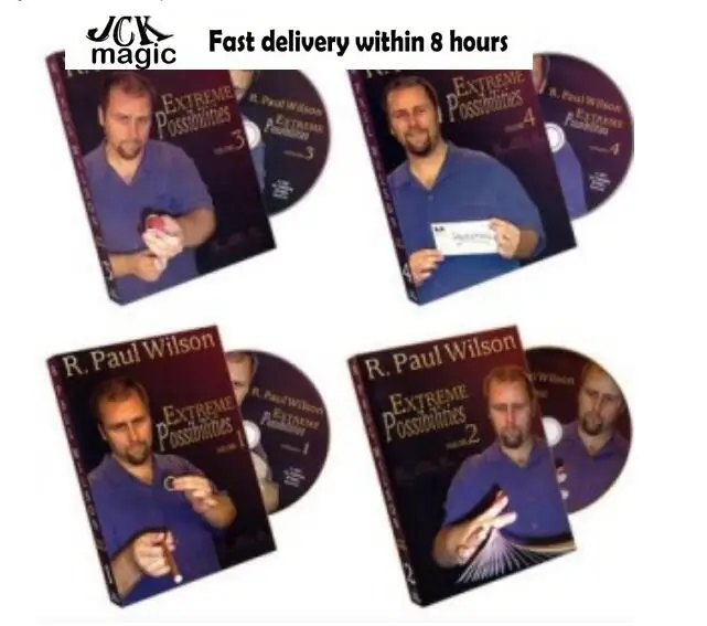 Paul Wilson - Extreme Possibilities (4 DVD) - Magic Tricks
Paul Wilson - Extreme Possibilities (4 DVD) - Magic Tricks