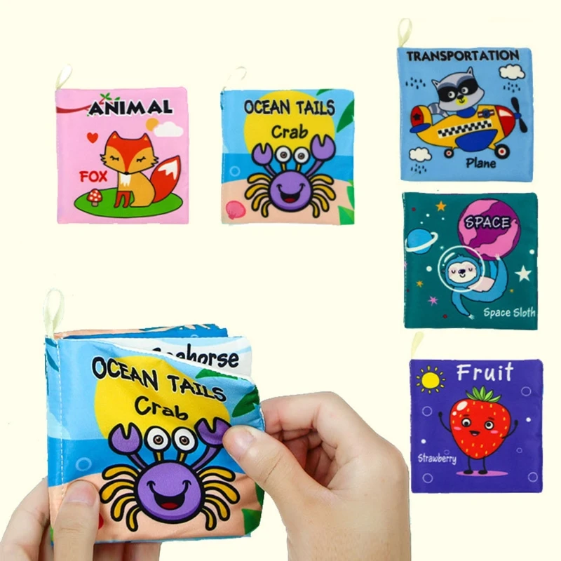 2022 New Baby Cloth Book Rustle Sound Animal Baby Books Soft Activity Book Early Education Learning Rattle Toys for Toddlers
2022 New Baby Cloth Book Rustle Sound Animal Baby Books Soft Activity Book Early Education Learning Rattle Toys for Toddlers