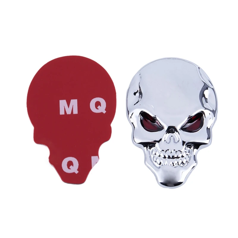 Металлическая 3d наклейка в виде черепа, внешняя наклейка, декоративный серебристый цвет
Металлическая 3d наклейка в виде черепа, внешняя наклейка, декоративный серебристый цвет
