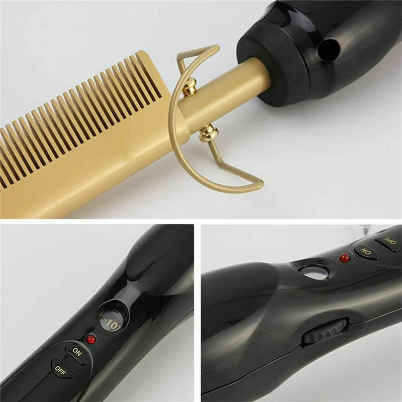 Hair Straightening Brush Straightener Flat Irons Hot Heating Comb Hair Straight Styler Corrugation Curling Iron Hair Curler Comb
Hair Straightening Brush Straightener Flat Irons Hot Heating Comb Hair Straight Styler Corrugation Curling Iron Hair Curler Comb