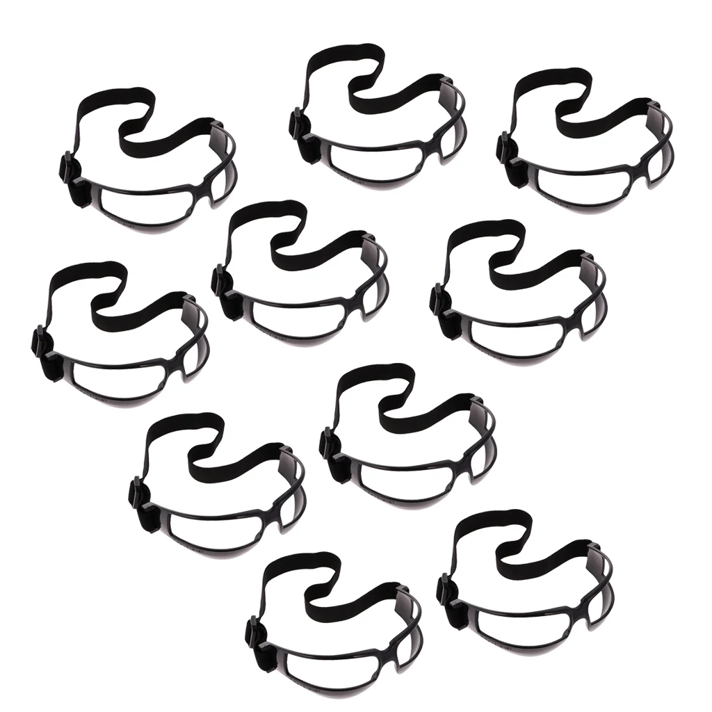 10 Pack Basketball Dribble Goggles Specs Sports Glasses Training Equipment, Black
10 Pack Basketball Dribble Goggles Specs Sports Glasses Training Equipment, Black