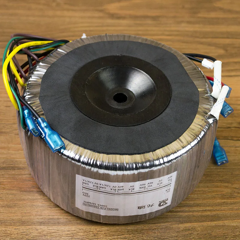 500W toroidal transformer 220v to double 46v two groups single 12v three groups, pure copper wire full power
500W toroidal transformer 220v to double 46v two groups single 12v three groups, pure copper wire full power