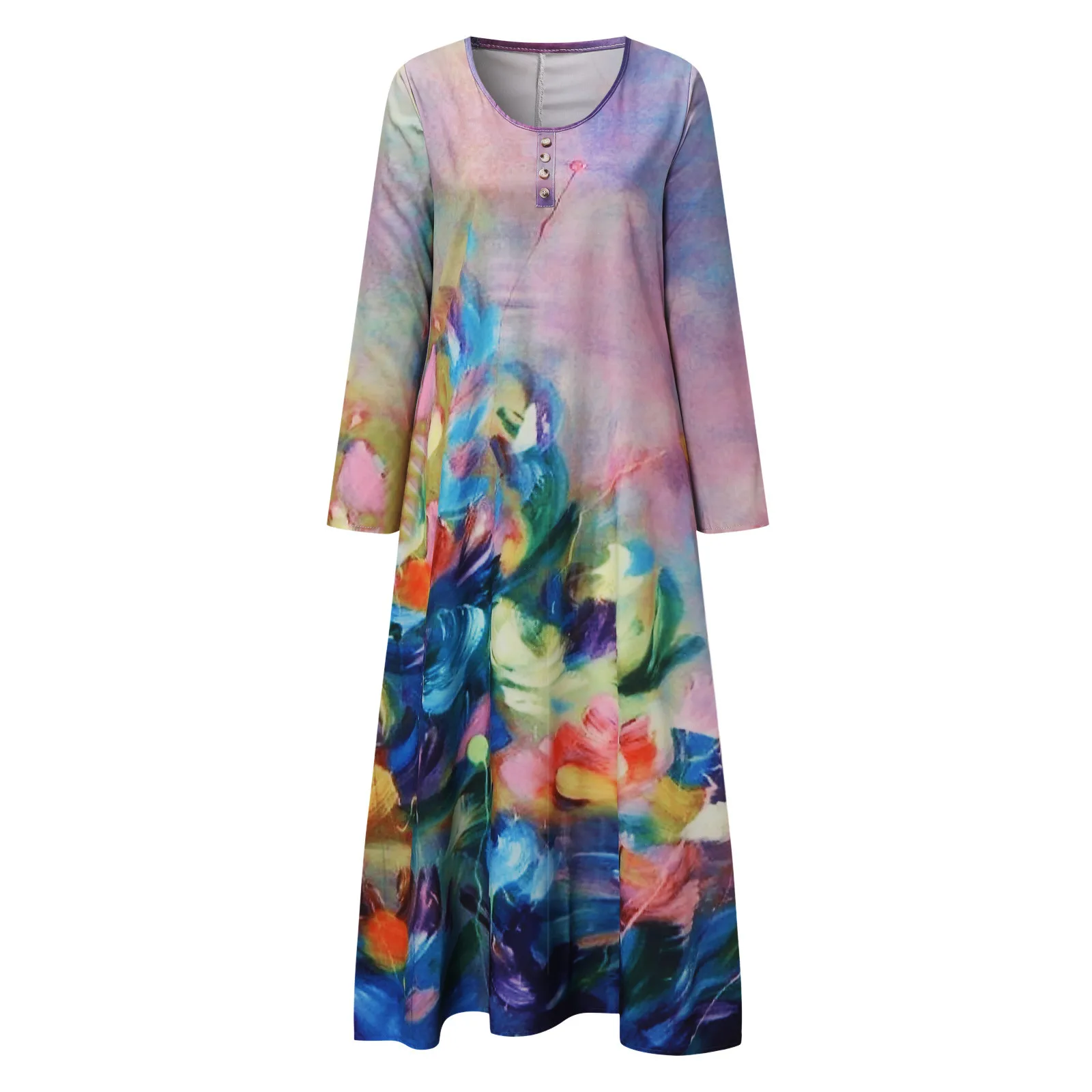 Plus Size Women's Dress Fashion Flower Print Casual Long Sleeve Vintage O-Neck Maxi Dress Ladies Long Dresses Vestidos#35
Plus Size Women's Dress Fashion Flower Print Casual Long Sleeve Vintage O-Neck Maxi Dress Ladies Long Dresses Vestidos#35