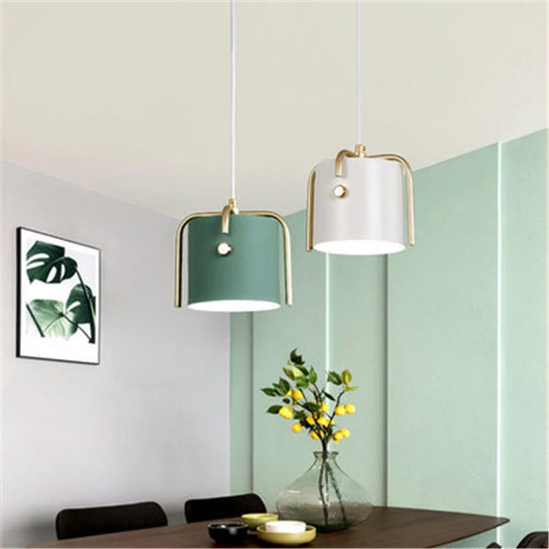 Nordic Style Art Bucket Restaurant Pendant Light Creative Macaron Round Design Wrought Iron Bedroom Study Bedside Lamp Fixtures
Nordic Style Art Bucket Restaurant Pendant Light Creative Macaron Round Design Wrought Iron Bedroom Study Bedside Lamp Fixtures