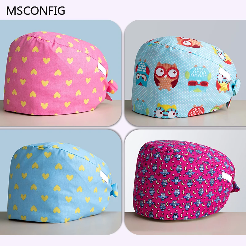 Fashion Cotton Cute Cartoon Print Nurse Cap Adjustable Scrub Hat Beauty Salon Nursing Cap Laboratory Pet Shop Fashion Scrub Cap
Fashion Cotton Cute Cartoon Print Nurse Cap Adjustable Scrub Hat Beauty Salon Nursing Cap Laboratory Pet Shop Fashion Scrub Cap