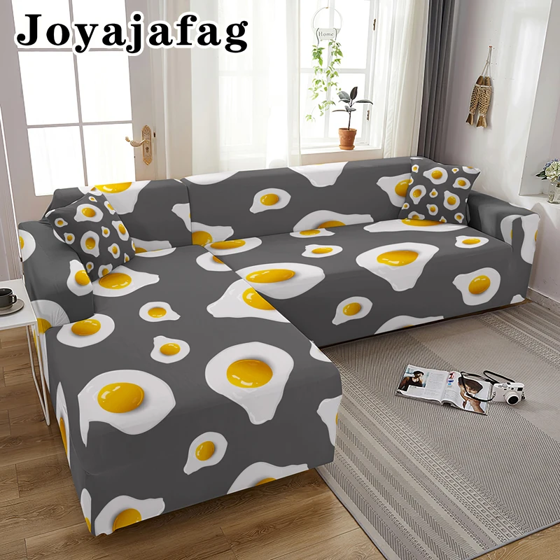 Cartoon Lovely Omelette Sofa Cover Dust-proof Stretch Slipcover L Shape Elastic Couch Covers For Living Room 1/2/3/4 Seater
Cartoon Lovely Omelette Sofa Cover Dust-proof Stretch Slipcover L Shape Elastic Couch Covers For Living Room 1/2/3/4 Seater