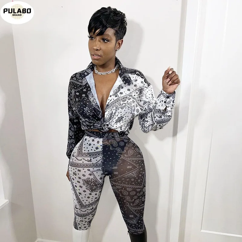 Bandanna Paisley Print Women's Set Streetwear Long Sleeve Blouses Shirts and Shorts Matching Two 2 Piece Set Outfits
Bandanna Paisley Print Women's Set Streetwear Long Sleeve Blouses Shirts and Shorts Matching Two 2 Piece Set Outfits