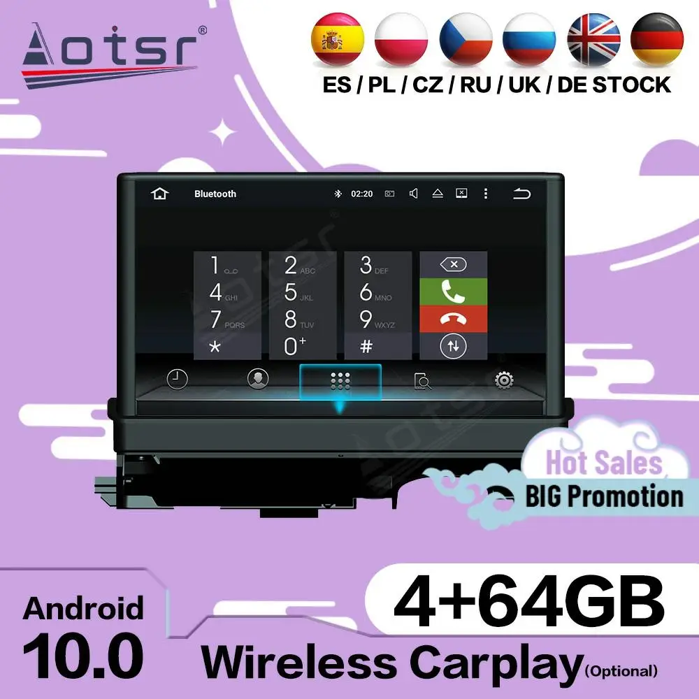 Carplay Multimedia Stereo Android 10 For Audi A3 2011 2012 2014 2015 2016 2017 2018 2019 GPS Navi Audio Radio Receiver Head Unit
Carplay Multimedia Stereo Android 10 For Audi A3 2011 2012 2014 2015 2016 2017 2018 2019 GPS Navi Audio Radio Receiver Head Unit