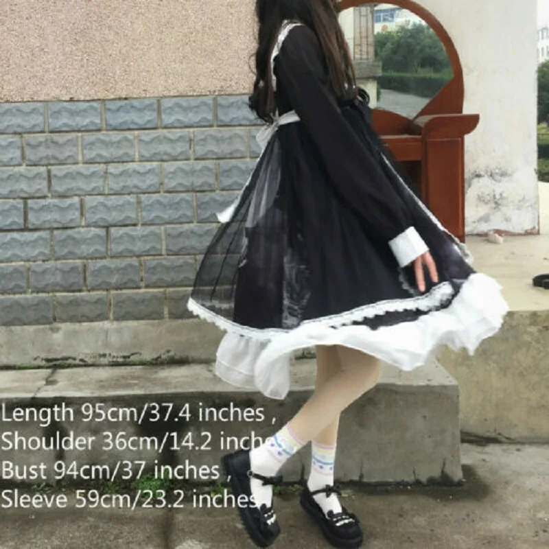 Japanese Girls Sweet Lolita Ruffle Dress Harajuku Kawaii Sailor Collar JK Bow Preppy Style Long Sleeve Dress
Japanese Girls Sweet Lolita Ruffle Dress Harajuku Kawaii Sailor Collar JK Bow Preppy Style Long Sleeve Dress