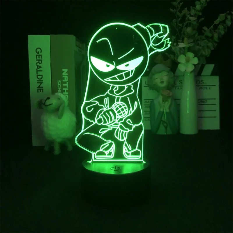 Friday Night Funkin Whitty Figure Game Touch Sensor 3D Night Light Bluetooth Control for Bright Base Color Changing Room Child
Friday Night Funkin Whitty Figure Game Touch Sensor 3D Night Light Bluetooth Control for Bright Base Color Changing Room Child