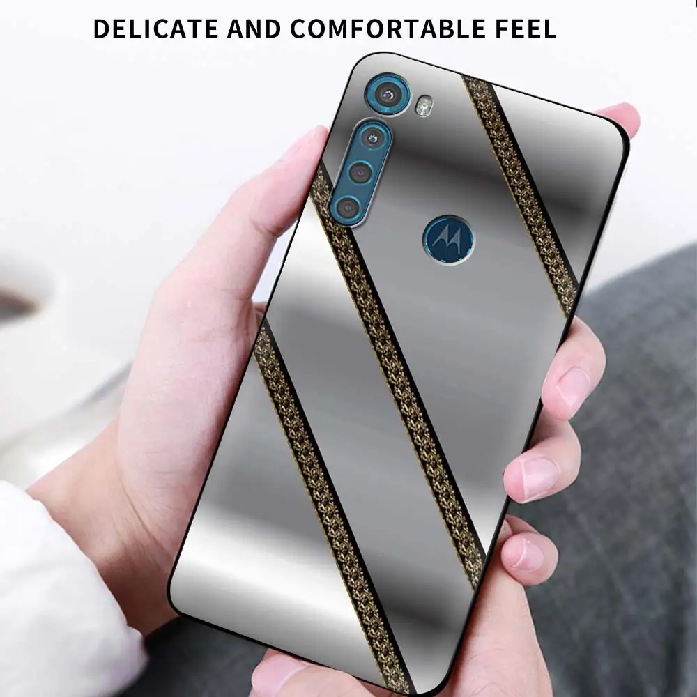 Back Case for Motorola One Fusion G9 Play G8 Power Edge Plus E6s G Stylus Soft Funda Phone Shell Dark Brushed Metal Texture
Back Case for Motorola One Fusion G9 Play G8 Power Edge Plus E6s G Stylus Soft Funda Phone Shell Dark Brushed Metal Texture