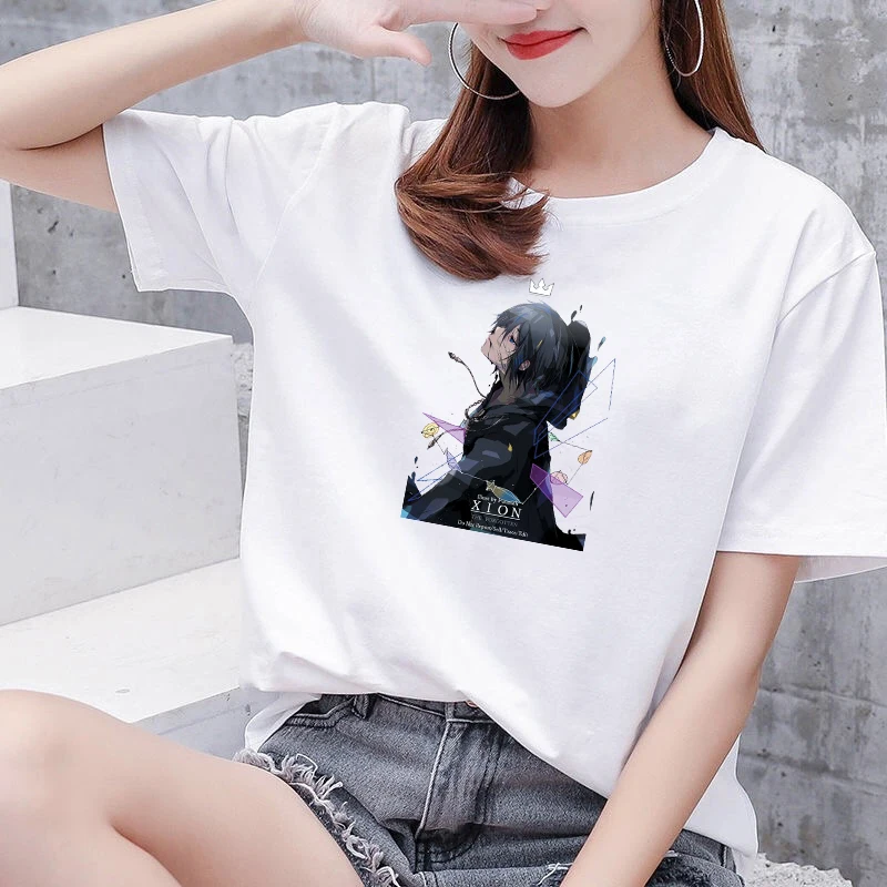 2020 fashion summer style Kingdom hearts Japanese anime print Women's cotton loose T-shirt Harajuku Casual Lovers T-shirt Tops
2020 fashion summer style Kingdom hearts Japanese anime print Women's cotton loose T-shirt Harajuku Casual Lovers T-shirt Tops