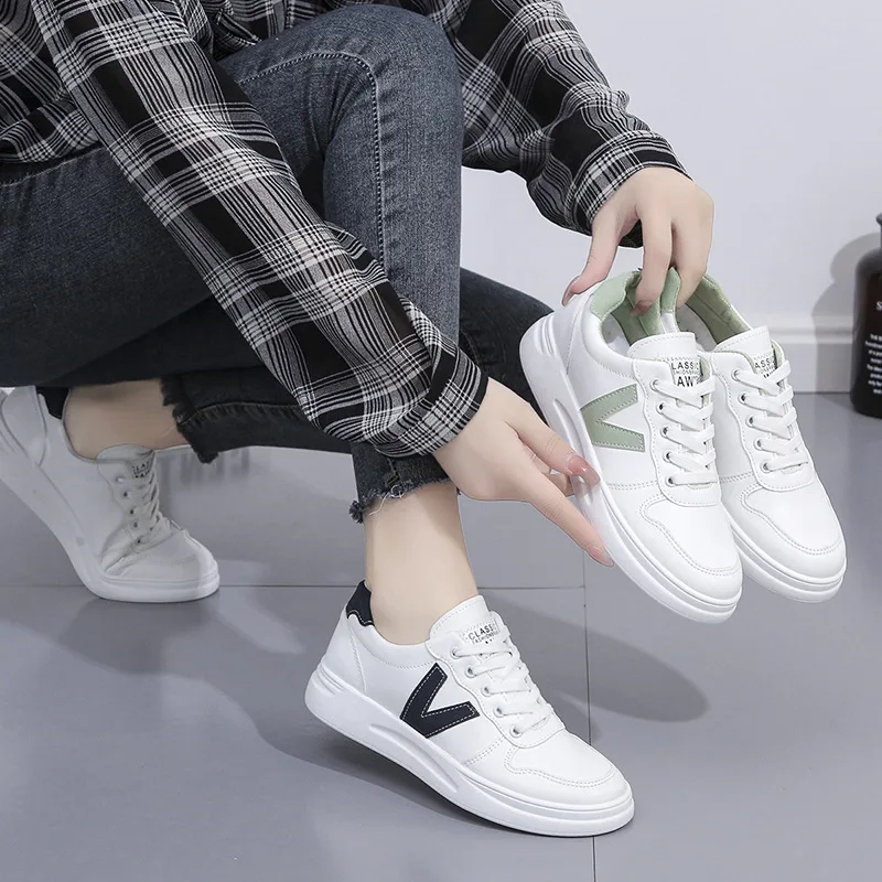 Little White Shoes Women's Autumn 2021 New Breathable Non-slip Board Shoes Thick-soled Sports Casual Sports Women's Sneakers
Little White Shoes Women's Autumn 2021 New Breathable Non-slip Board Shoes Thick-soled Sports Casual Sports Women's Sneakers