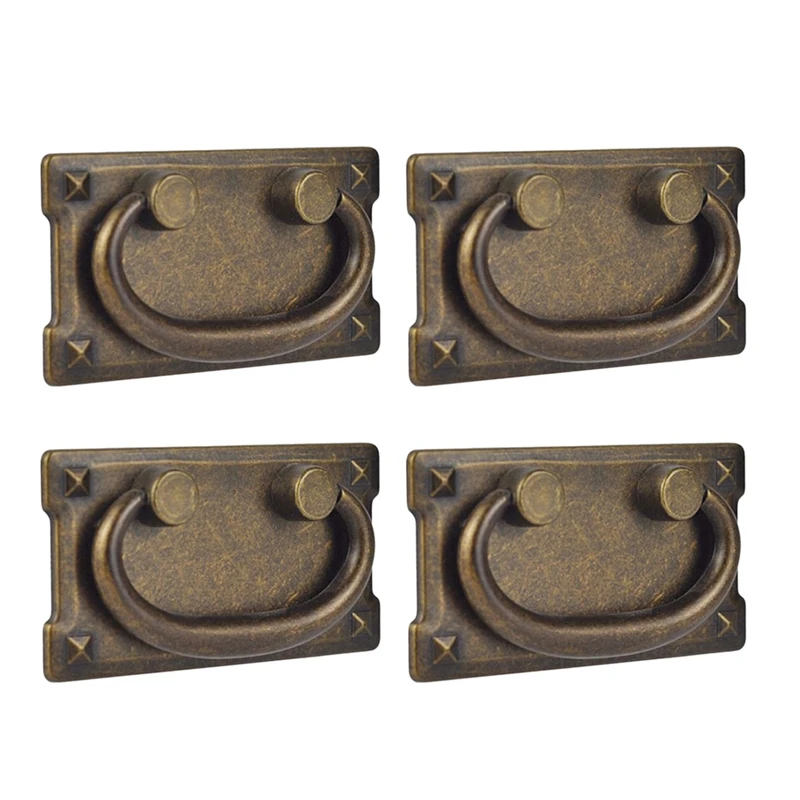 4Pcs Vintage Antique Bronze Drawer Ring Pull Handles, Cabinet Door Furniture Handle Decoration
4Pcs Vintage Antique Bronze Drawer Ring Pull Handles, Cabinet Door Furniture Handle Decoration