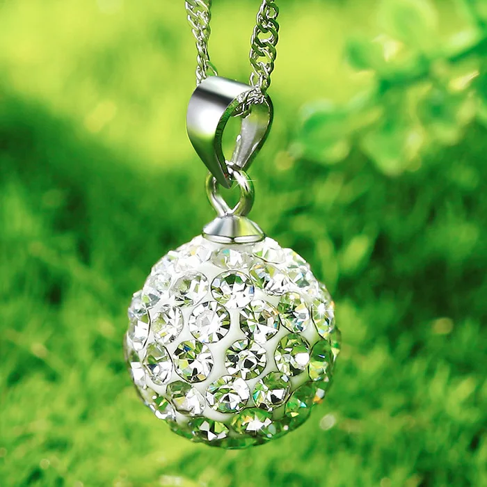 2021 New Anti Allergy S Material Women's Necklace Spherical Pendant Fashion Trend Holiday Gift Birthday Present Wholesale
2021 New Anti Allergy S Material Women's Necklace Spherical Pendant Fashion Trend Holiday Gift Birthday Present Wholesale