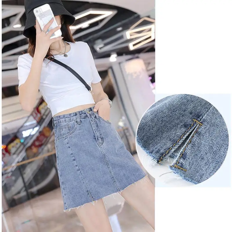 washed Denim Skirt Woman High Waist Side Split Button Pockets Lining Short Skirt Female Fashion Streetwear Summer Jeans Skirts
washed Denim Skirt Woman High Waist Side Split Button Pockets Lining Short Skirt Female Fashion Streetwear Summer Jeans Skirts