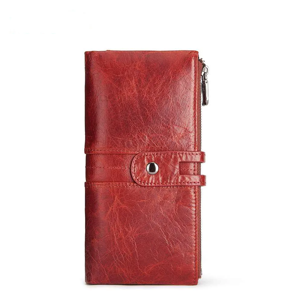 Women's Long Hand Bag Zipper Leather Wallet Large Capacity Crazy Men's Wallet
Women's Long Hand Bag Zipper Leather Wallet Large Capacity Crazy Men's Wallet