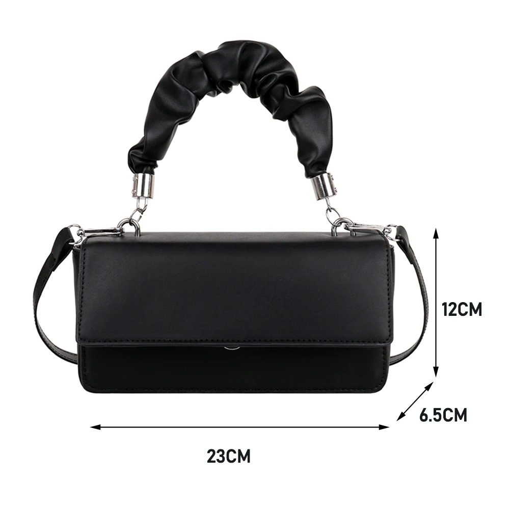 Ladies Retro Messenger Bags Pure Color Designer Pleated Shoulder Bag PU Leather Mini Crossbody Handbag Daily Supplies
Ladies Retro Messenger Bags Pure Color Designer Pleated Shoulder Bag PU Leather Mini Crossbody Handbag Daily Supplies