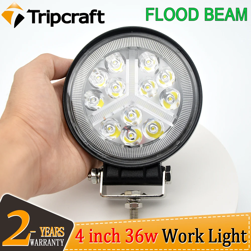 Tripcraft 1/4Pcs led Work light 4“ 4inch 36W Offroad Work Light Bar 12v 24v flood led Light for Truck 4x4 led tractor headlight
Tripcraft 1/4Pcs led Work light 4“ 4inch 36W Offroad Work Light Bar 12v 24v flood led Light for Truck 4x4 led tractor headlight