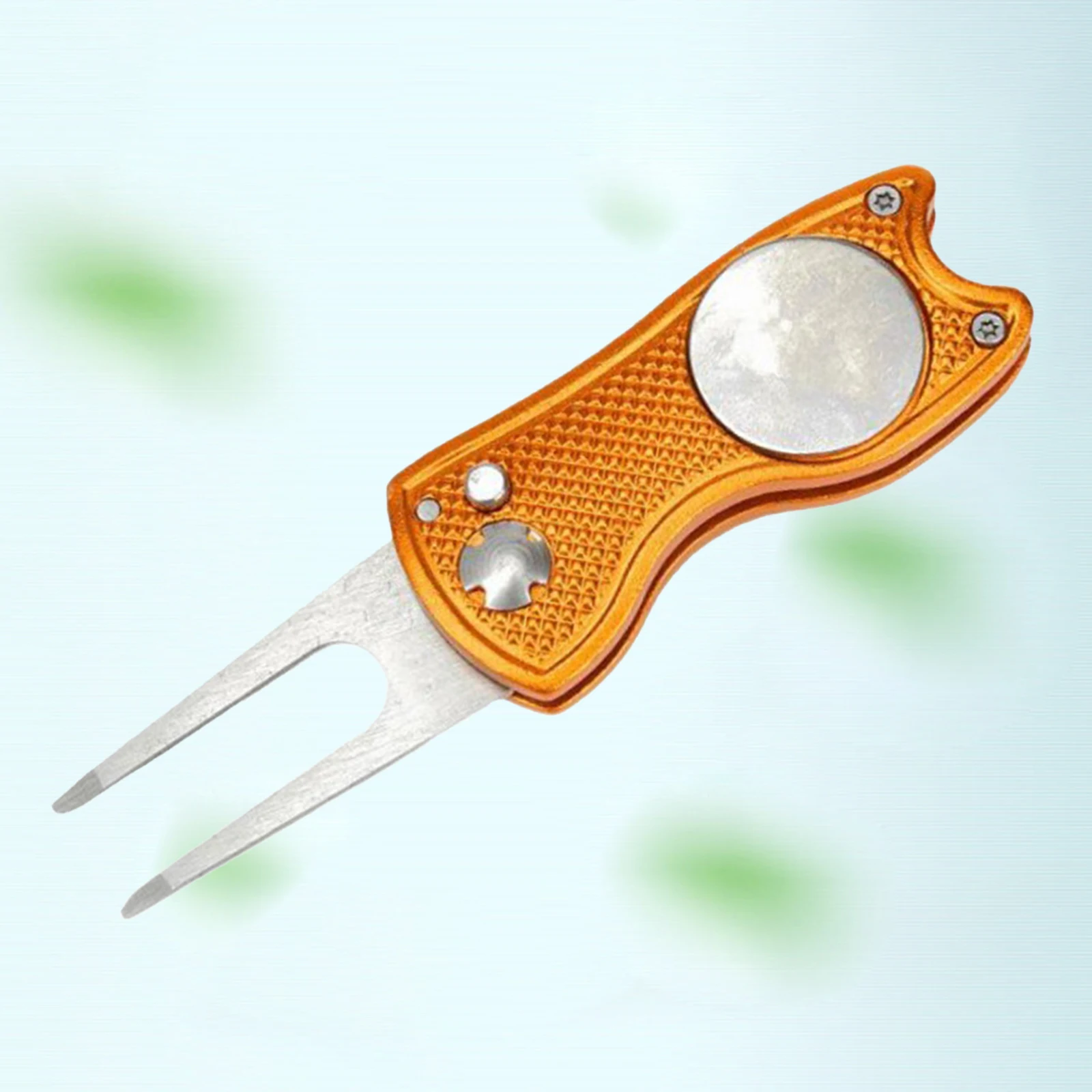 Foldable Golf Divot Repair Tool Switchblade Metal Golf Ball Marker Detachable Magnetic Ball Marker Groove Cleaner
Foldable Golf Divot Repair Tool Switchblade Metal Golf Ball Marker Detachable Magnetic Ball Marker Groove Cleaner