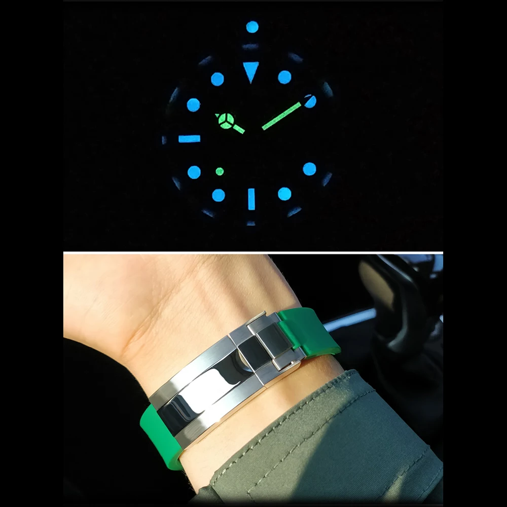 Fashion Diver WaterGhost Luxury Sapphire Crystal Men Automatic Mechanical Watches Ceramic Bezel 5ATM Date Window Wristwatch NEW
Fashion Diver WaterGhost Luxury Sapphire Crystal Men Automatic Mechanical Watches Ceramic Bezel 5ATM Date Window Wristwatch NEW