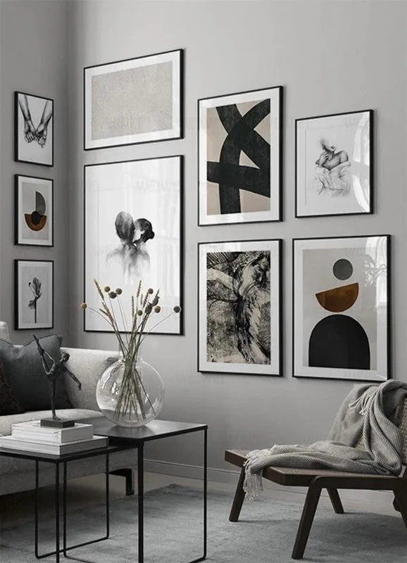 Couple Watercolor Drawing Print Minimalist Abstract Wall Art Canvas Painting Black White Picture Nordic Poster Bedroom Decor
Couple Watercolor Drawing Print Minimalist Abstract Wall Art Canvas Painting Black White Picture Nordic Poster Bedroom Decor