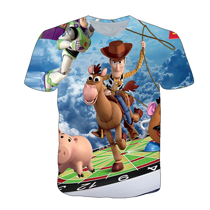 Children's Anime T-shirt Cool Toy Story Boy T-shirt Summer Cartoon Casual Short Sleeve Top 
Children's Anime T-shirt Cool Toy Story Boy T-shirt Summer Cartoon Casual Short Sleeve Top