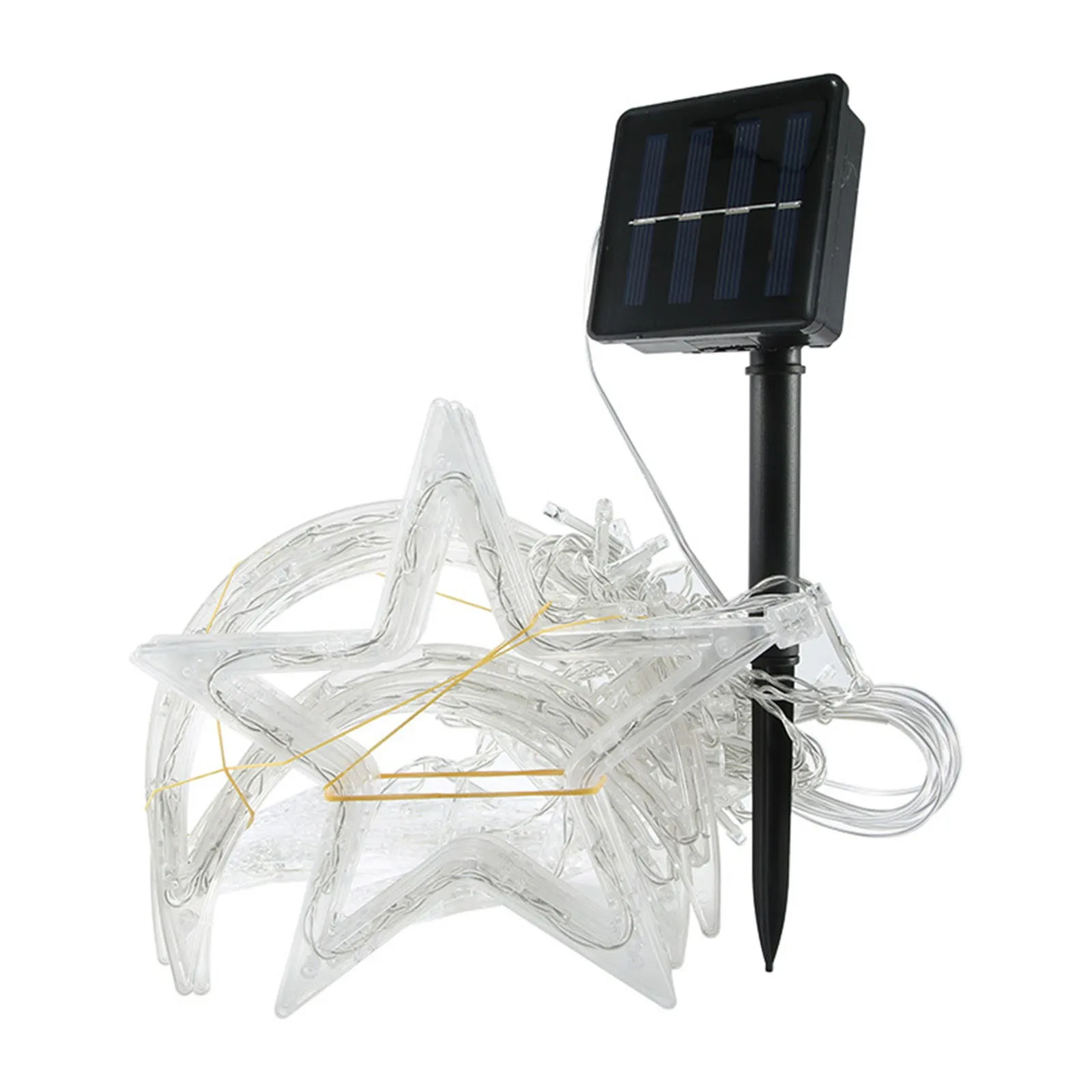 Solar Christmas Lights LED Curtain Lights Garland Stars Moon Home Decoration Fairy Lights Outdoor/Indoor Holiday Strings
Solar Christmas Lights LED Curtain Lights Garland Stars Moon Home Decoration Fairy Lights Outdoor/Indoor Holiday Strings