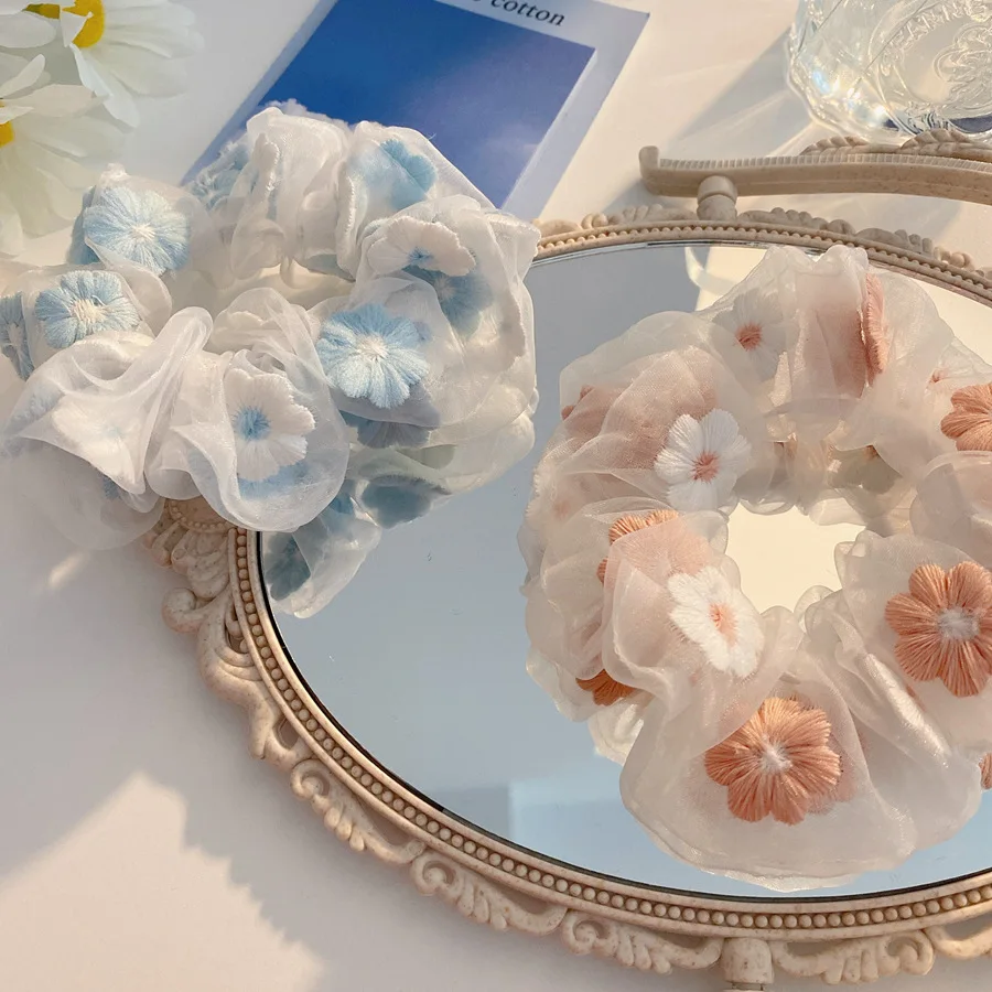 2021 Hot Brand Design Embroidery Hair Scrunchies Girls Kawaii Lace Mesh Hair Gum Ties Korean Janpan Style Crunchies Hair Rubber
2021 Hot Brand Design Embroidery Hair Scrunchies Girls Kawaii Lace Mesh Hair Gum Ties Korean Janpan Style Crunchies Hair Rubber