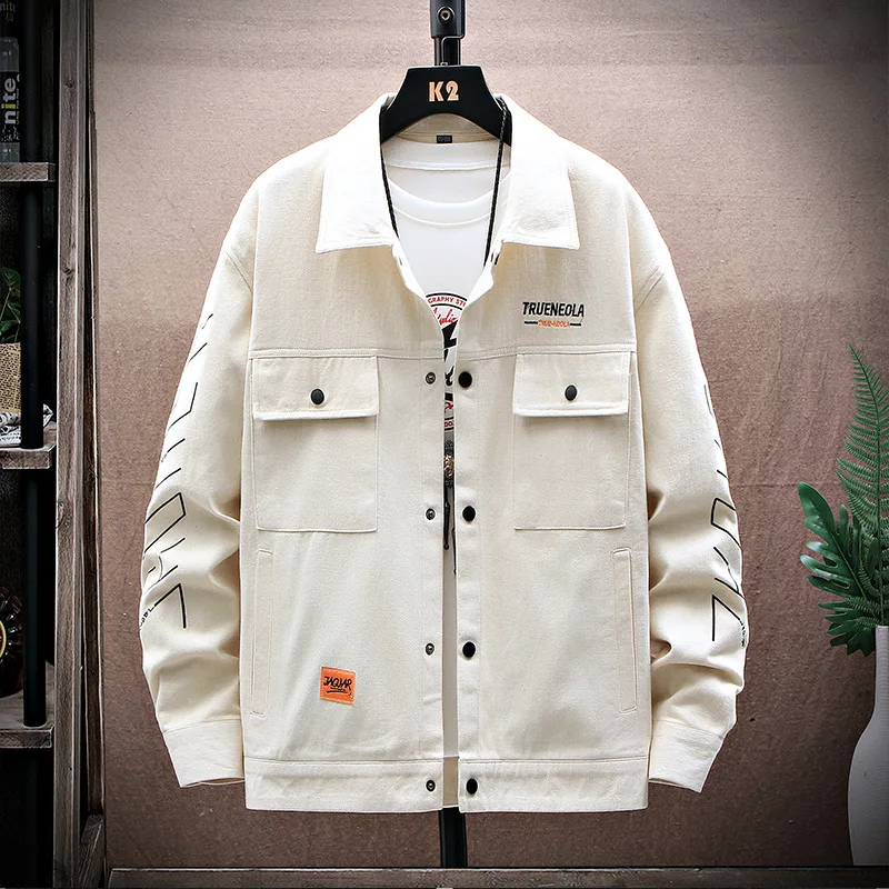 Fashion Jacket Men Oversized Cotton Washed Jacket Fat Loose Jacket Spring and Autumn Men's Fashion All-match Korean Clothes
Fashion Jacket Men Oversized Cotton Washed Jacket Fat Loose Jacket Spring and Autumn Men's Fashion All-match Korean Clothes